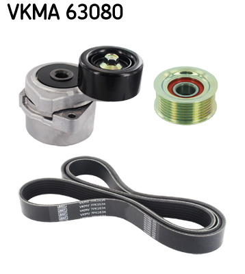 SKF Hosszbordásszíj készlet VKMA63080_SKF